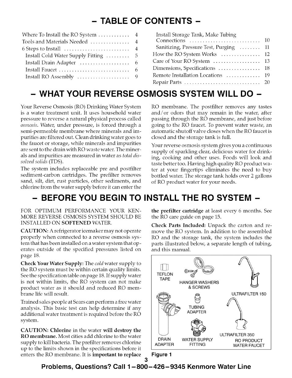 Kenmore 625.385700 User Manual | Page 3 / 24