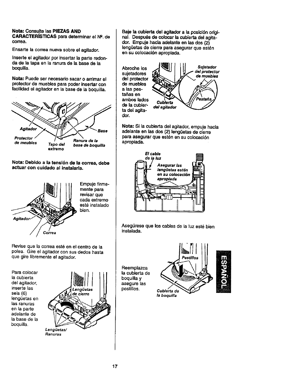 Kenmore ASPIRADORA 116.35623 User Manual | Page 39 / 44