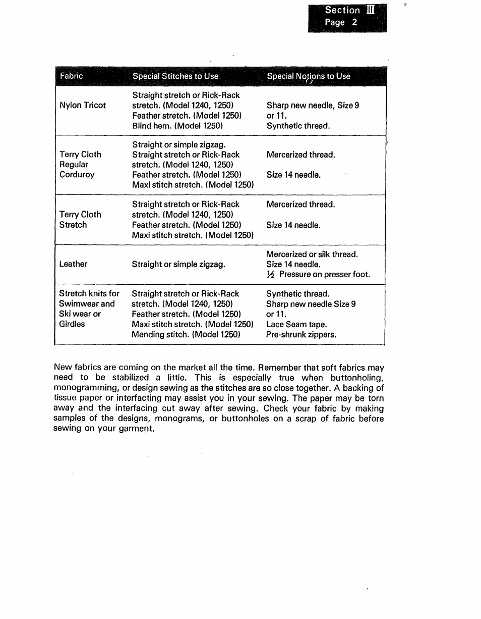 Kenmore 1250 User Manual | Page 40 / 47