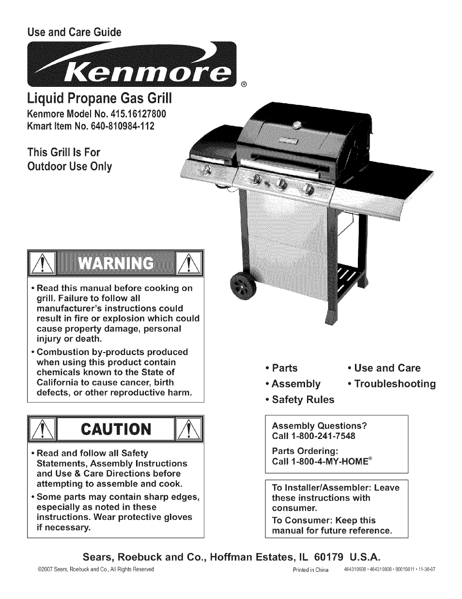 Kenmore 415.161278 User Manual | 28 pages