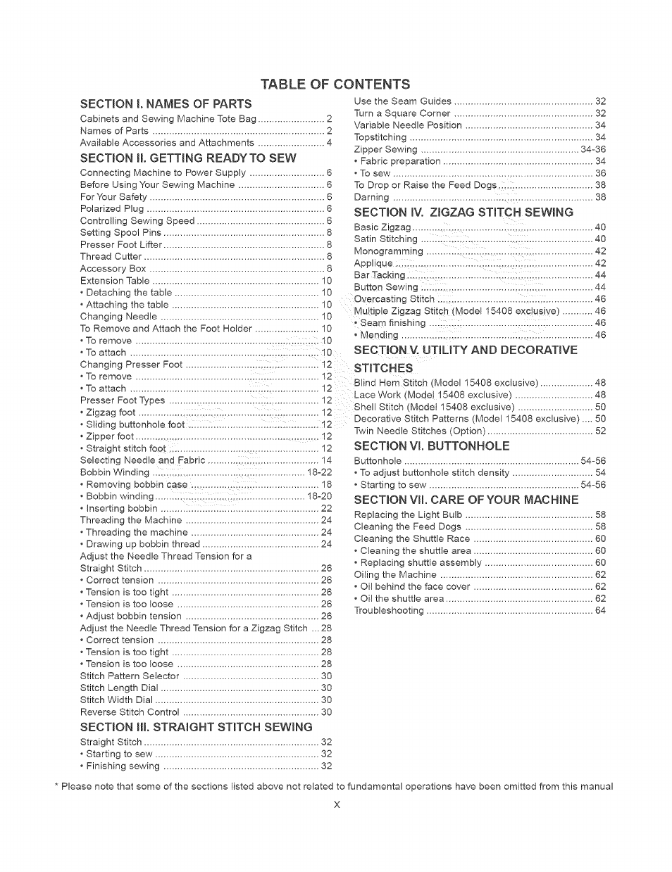 Kenmore 385.15408 User Manual | Page 11 / 65