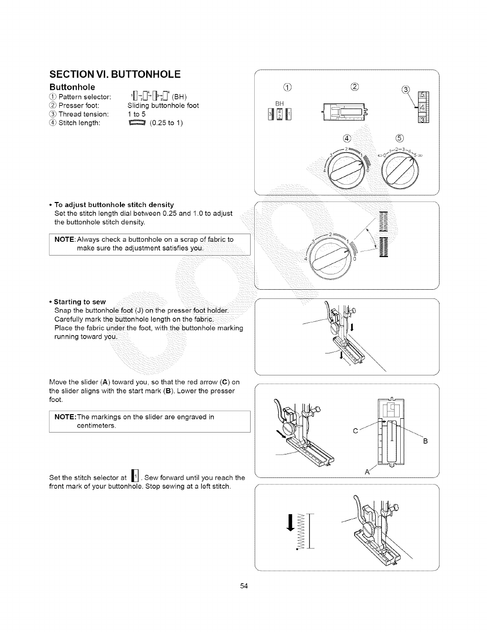 Buttonhole, Buttonhole -56 | Kenmore 385.15408 User Manual | Page 52 / 65