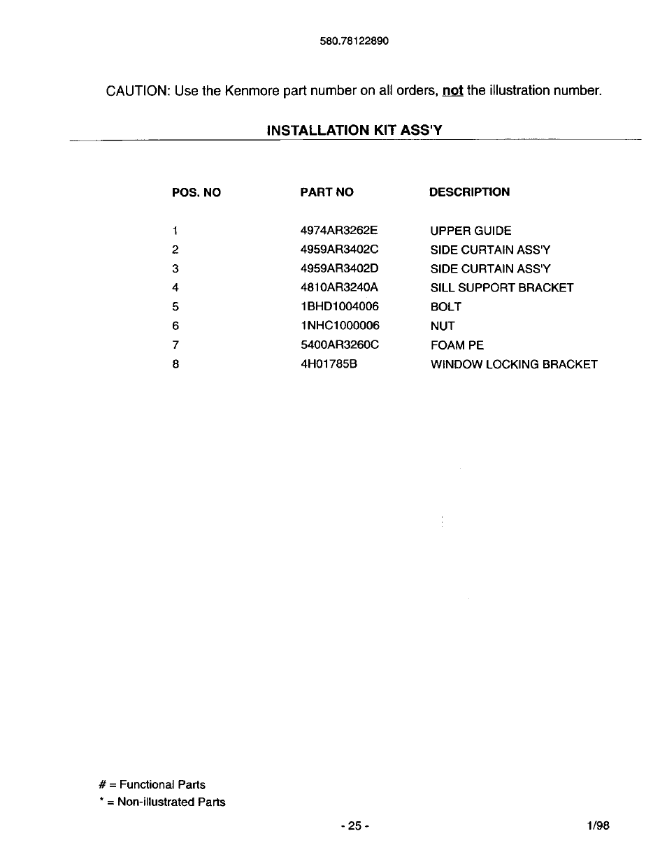 Kenmore 78122 User Manual | Page 25 / 52