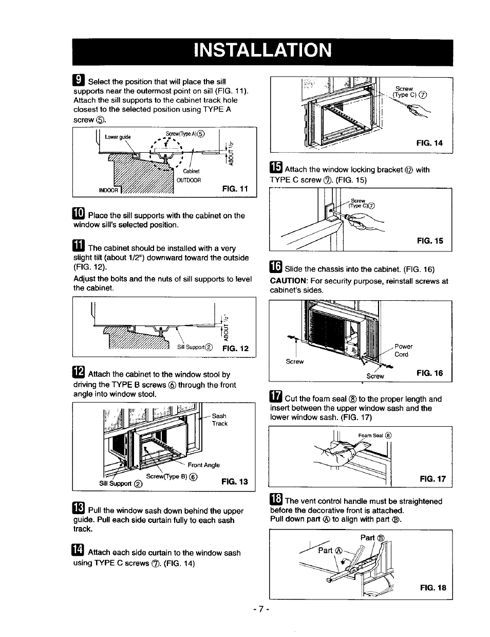 Installation | Kenmore 78122 User Manual | Page 7 / 52