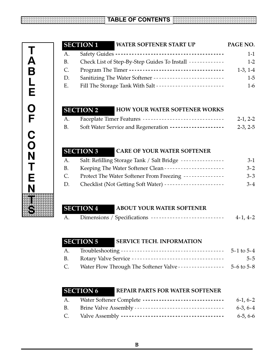 Kenmore ULTRASOFT 400 625.3884 User Manual | Page 3 / 36