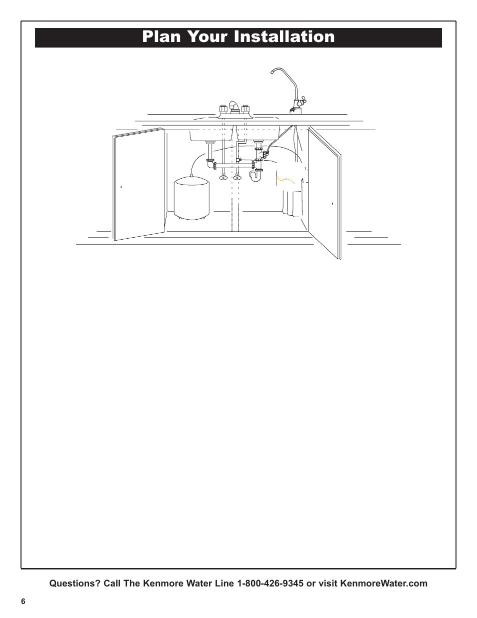 Plan your installation | Kenmore 625.381560 User Manual | Page 6 / 28