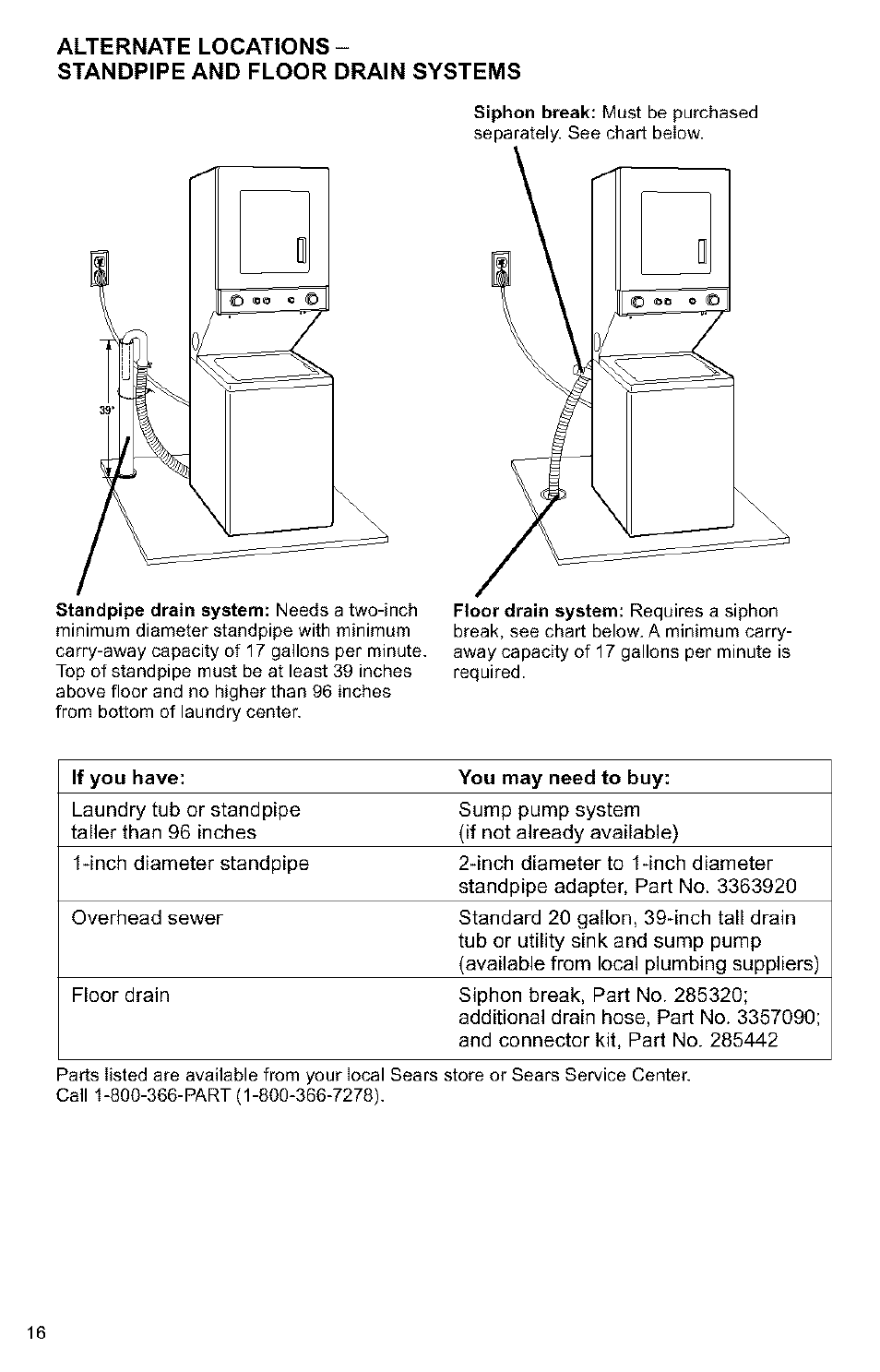 Kenmore 3405594 User Manual | Page 16 / 61