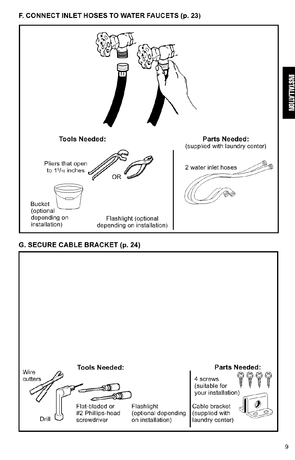 Kenmore 3405594 User Manual | Page 9 / 61