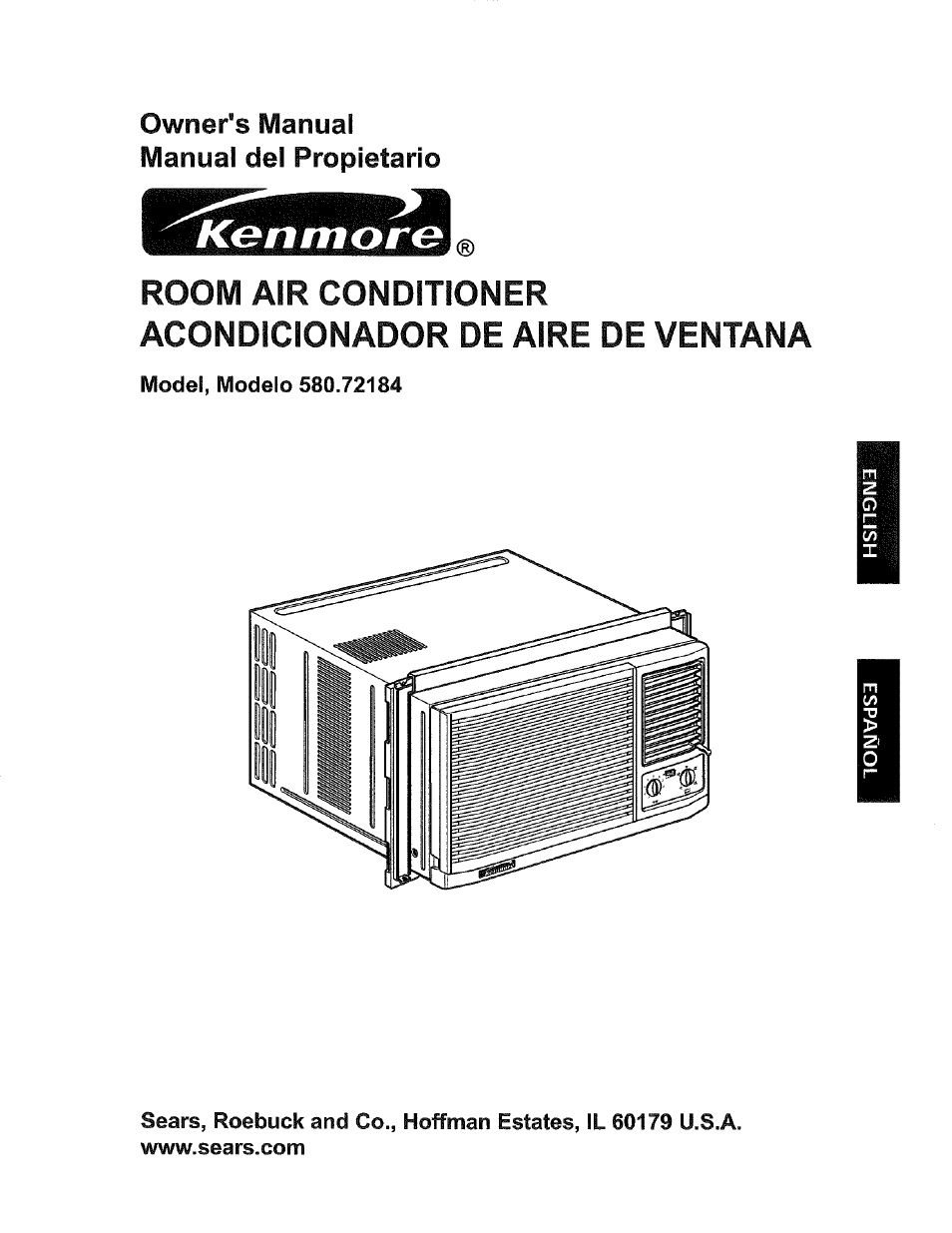 Kenmore 580.72184 User Manual | 23 pages