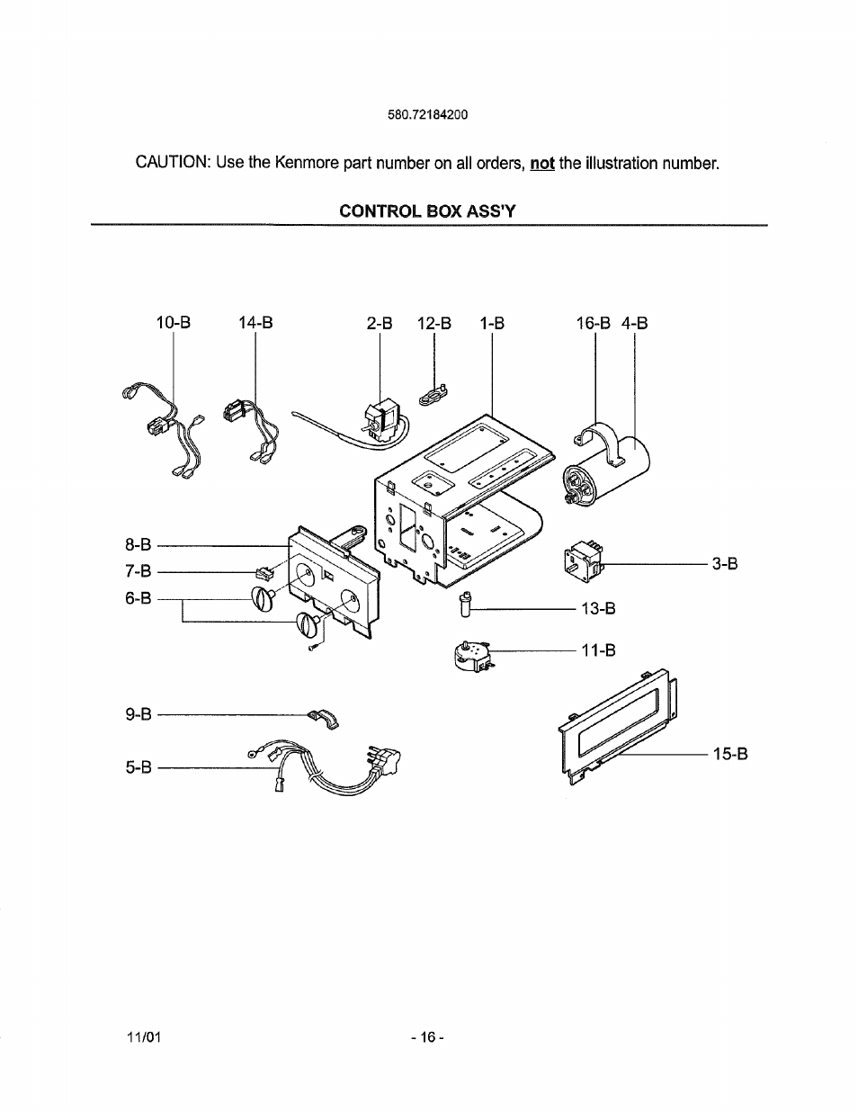 Kenmore 580.72184 User Manual | Page 16 / 23