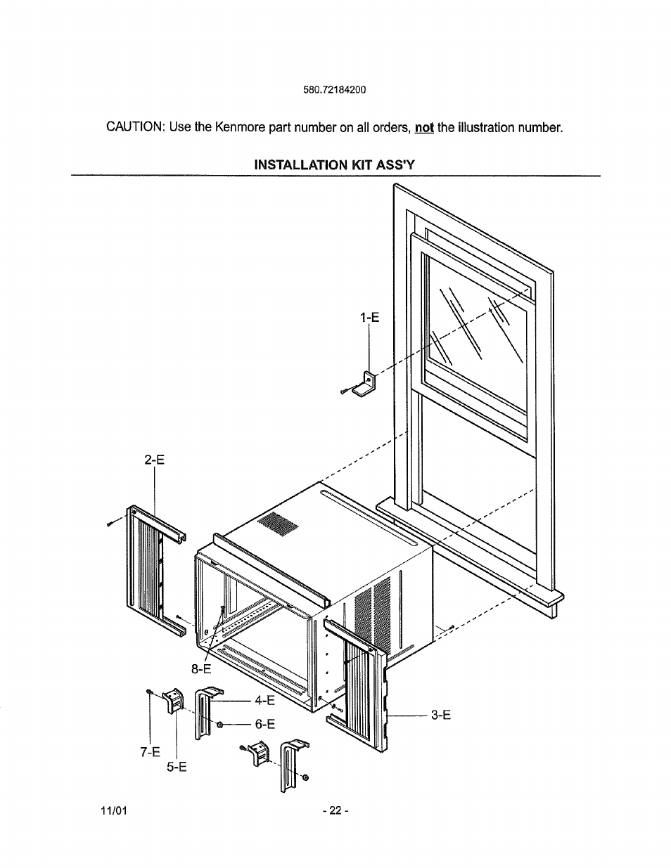 Kenmore 580.72184 User Manual | Page 22 / 23