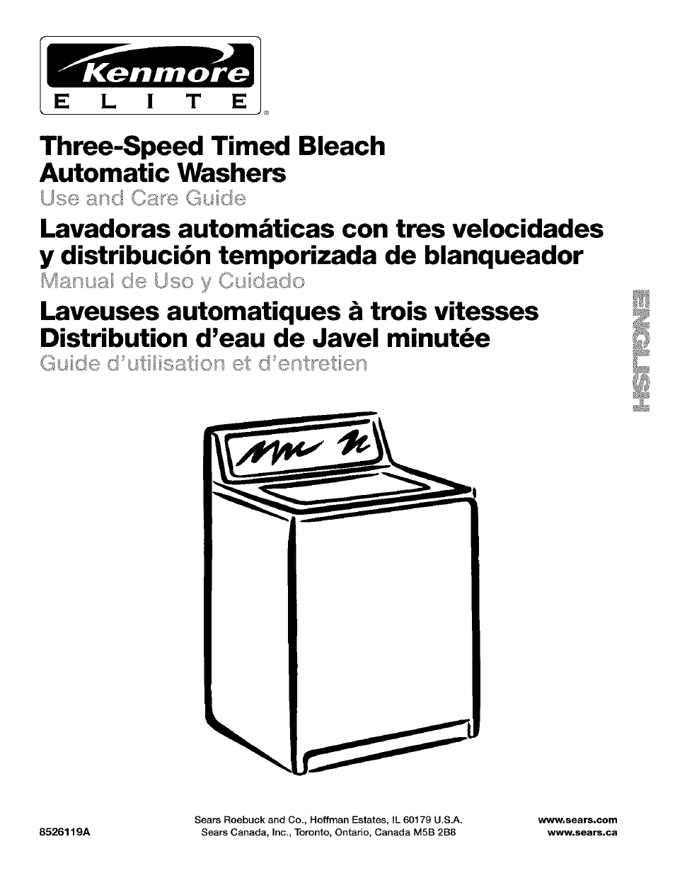 Kenmore 8526119A User Manual | 19 pages