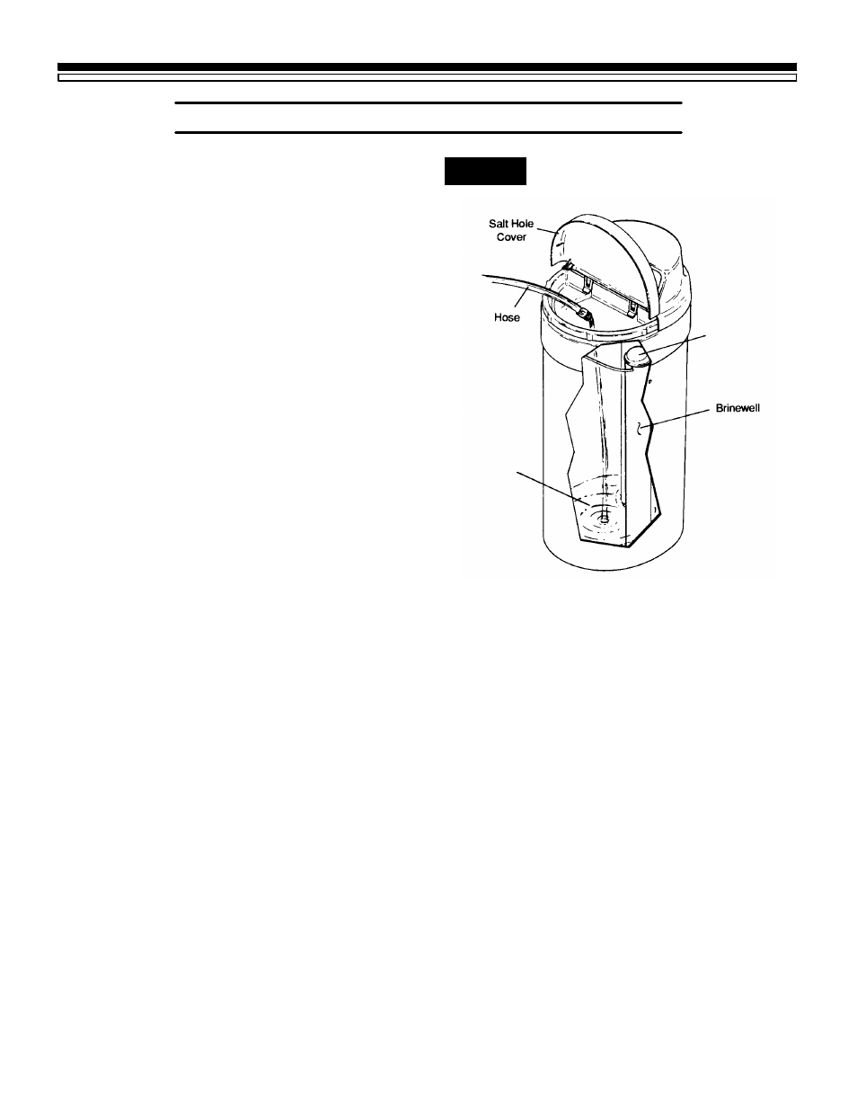 Water softener start-up, 1d. sanitizing the water softener, Fig. 3 | Kenmore 625.348321 User Manual | Page 7 / 36