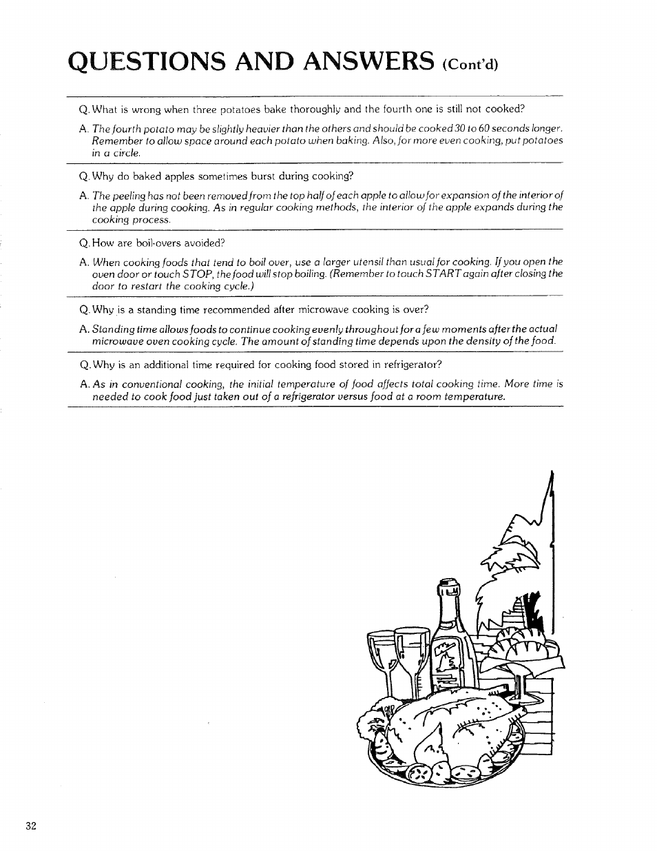 Questions and answers, Cont’d) | Kenmore 88329 User Manual | Page 32 / 35