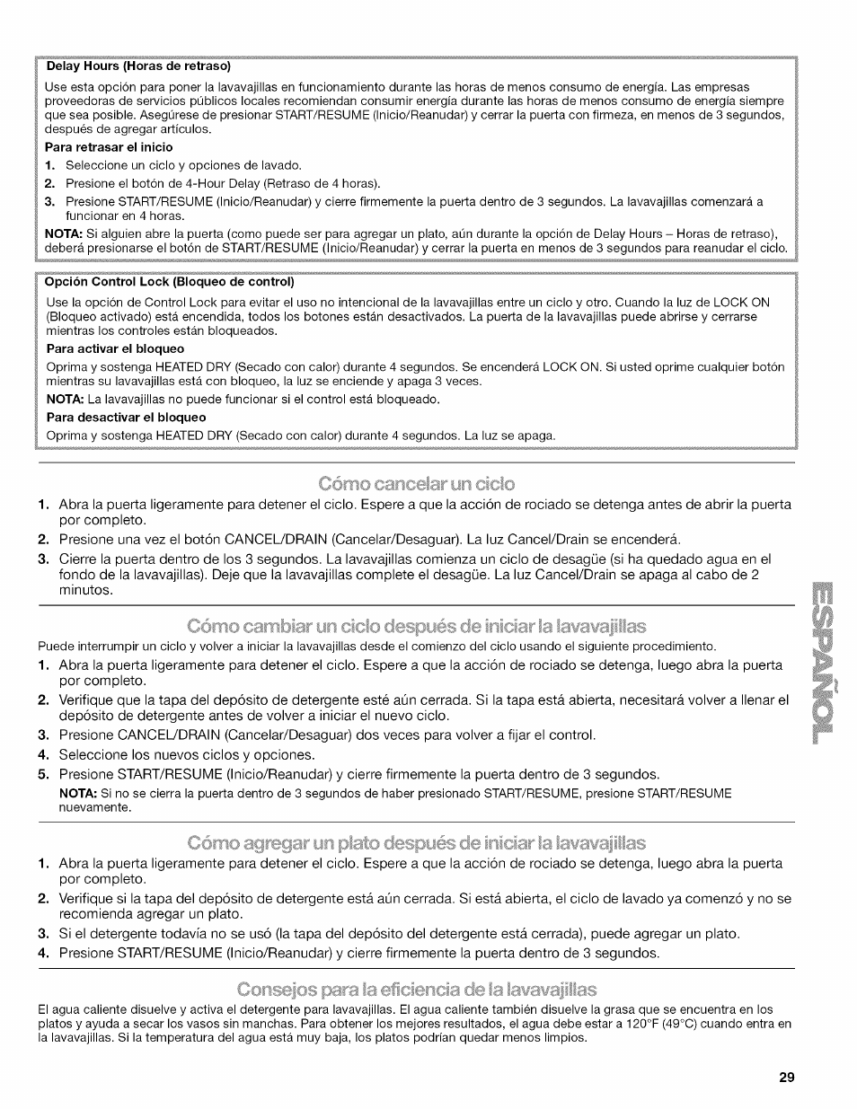 Kenmore 665.1389 User Manual | Page 29 / 52