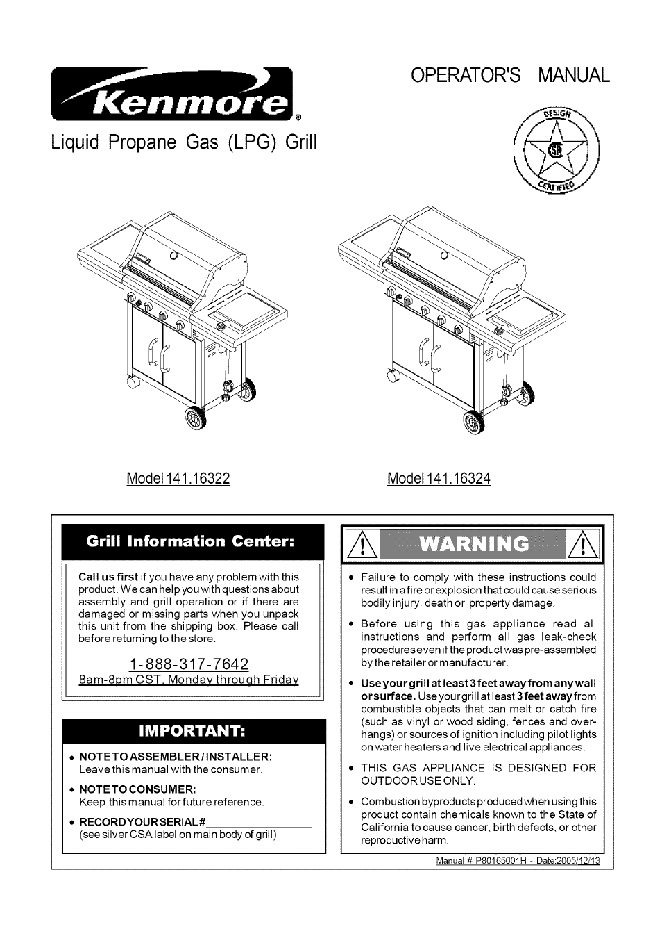 Kenmore 141.16322 User Manual | 28 pages