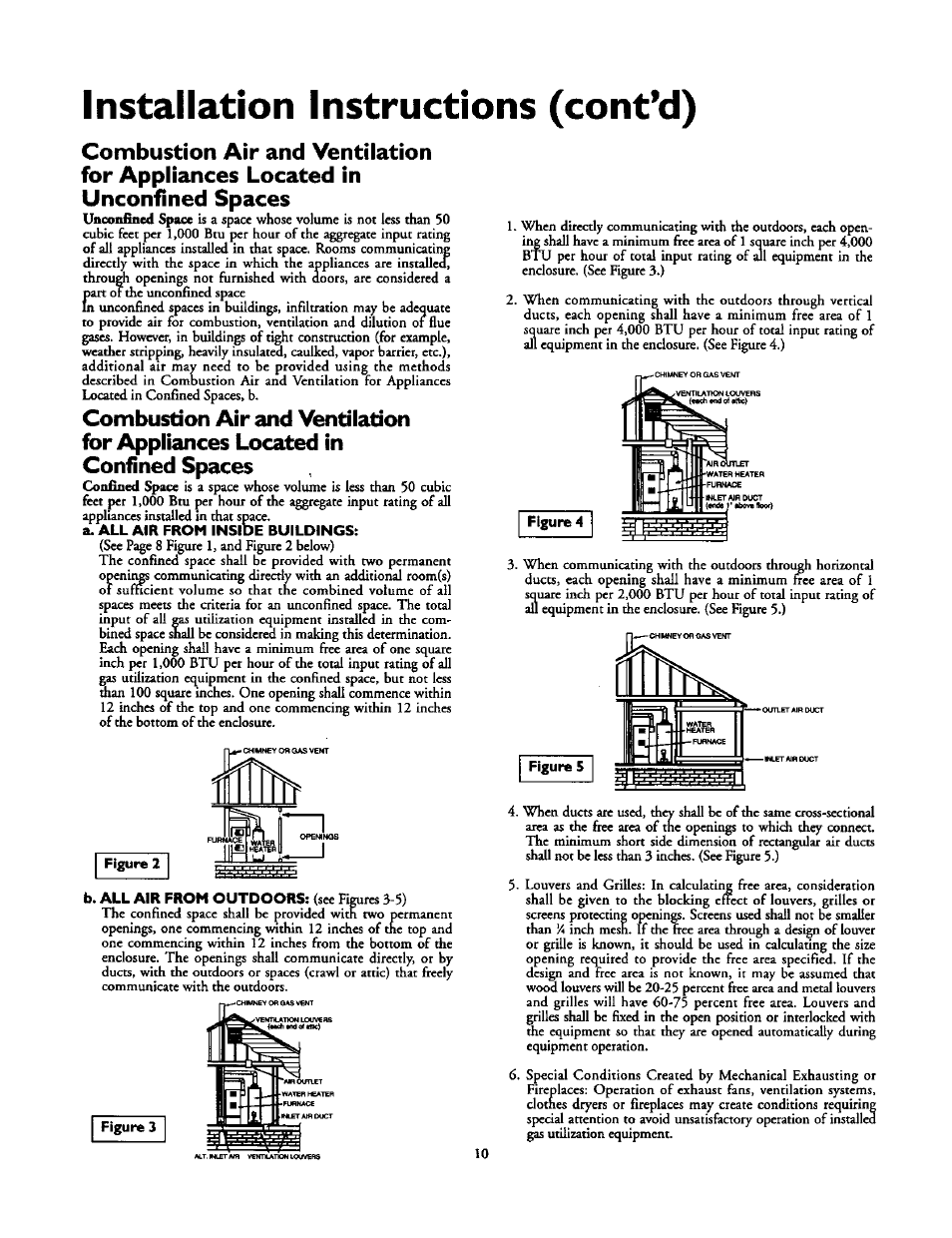 Installation instructions (cont’d) | Kenmore POWER MISER 153.336851 User Manual | Page 10 / 32