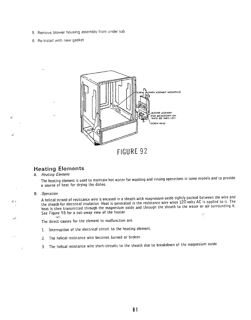 Heating elements | Kenmore 808353 User Manual | Page 84 / 96