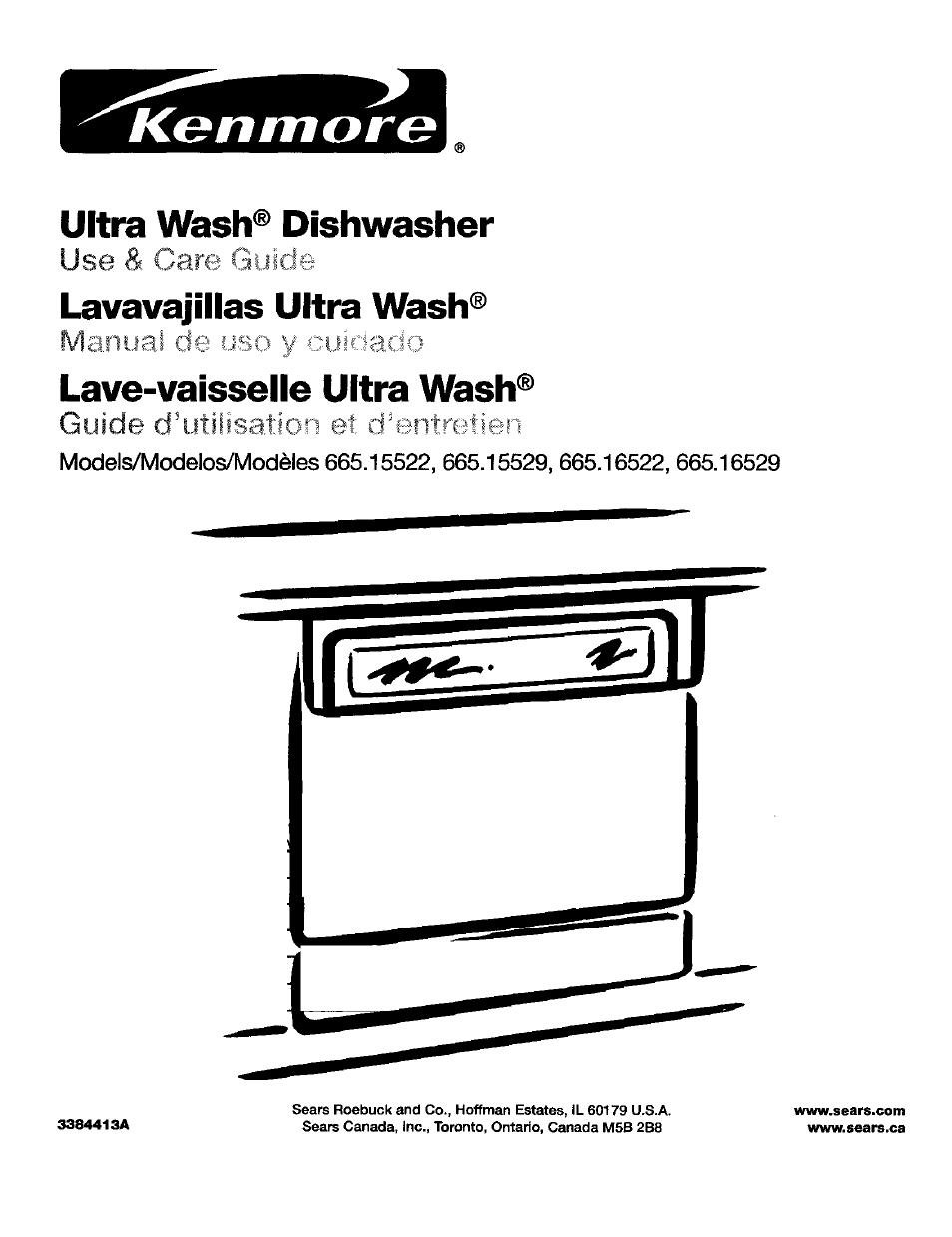 Kenmore Ultra Wash 3384413A User Manual | 18 pages