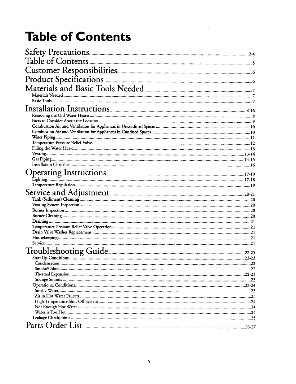 Kenmore 153.33439 User Manual | Page 5 / 26