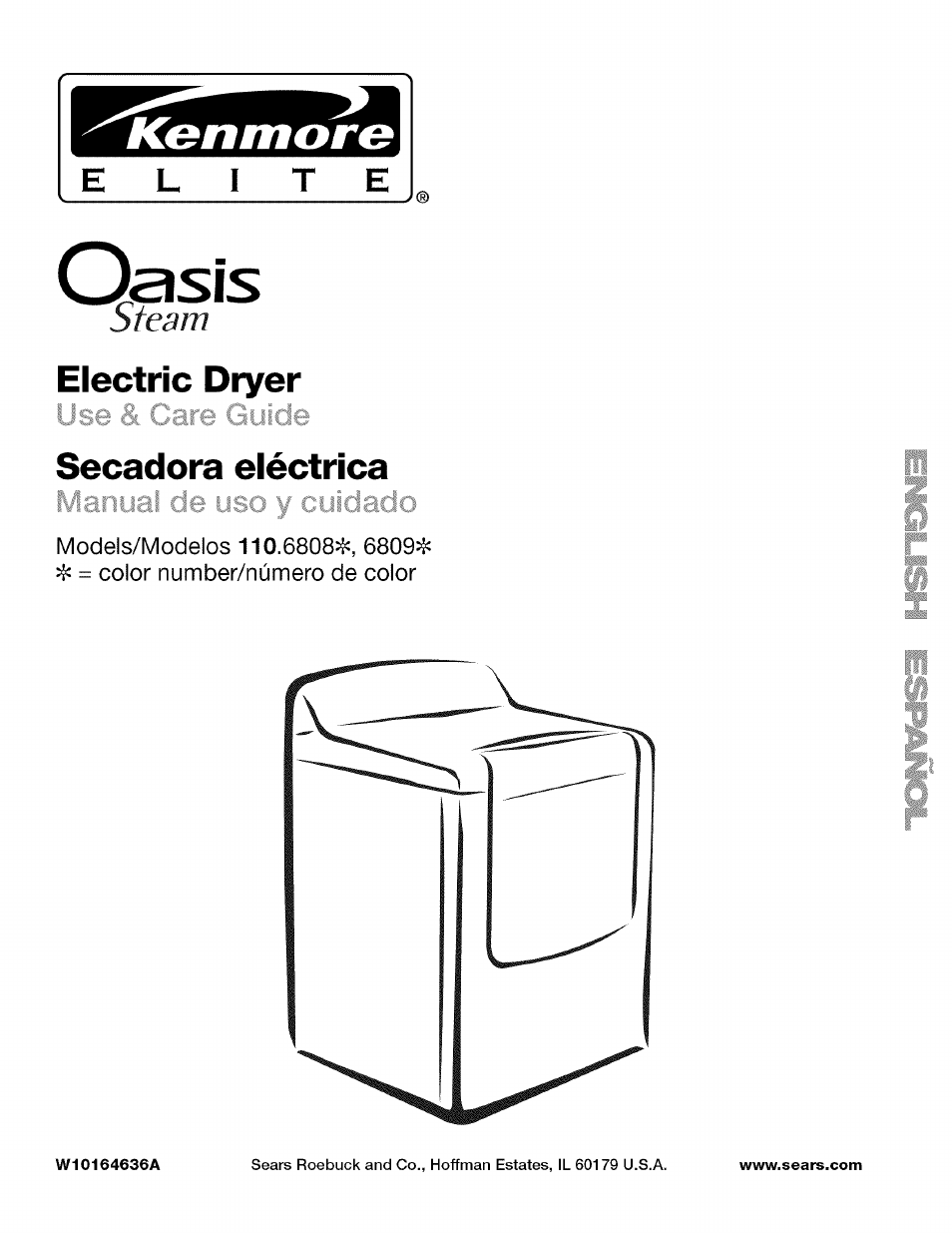 Kenmore ELITE OASIS Steam 110.6808 User Manual | 60 pages