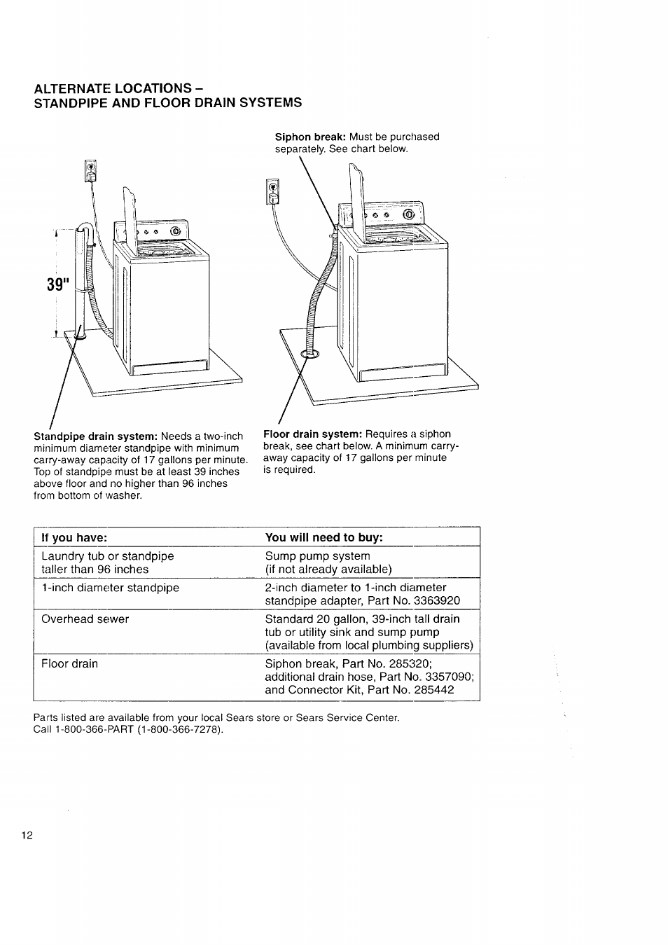 Kenmore Automatic Washers User Manual | Page 12 / 38