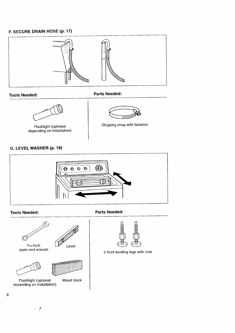 Kenmore Automatic Washers User Manual | Page 8 / 38