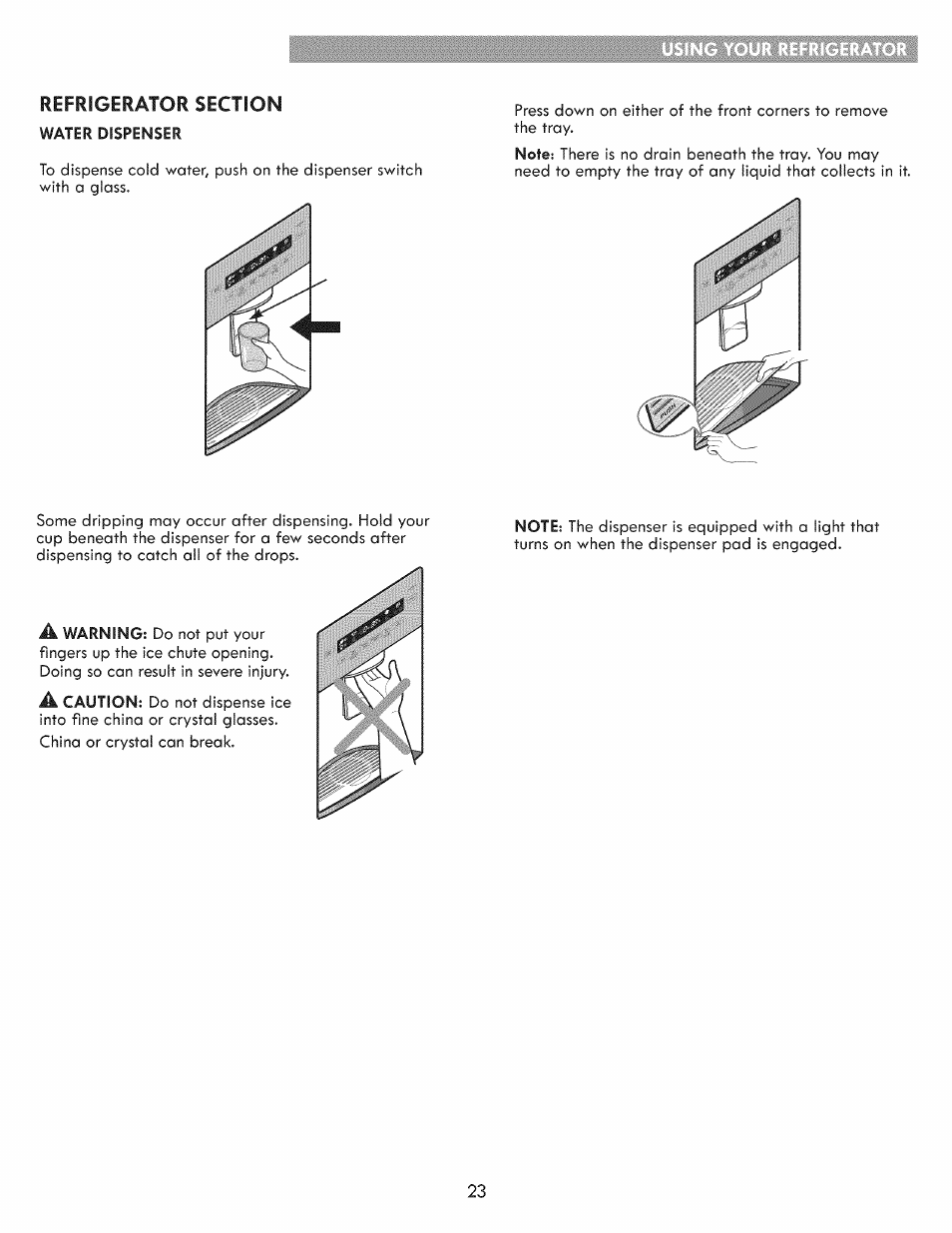 Kenmore ELITE 795.7103 User Manual | Page 23 / 44