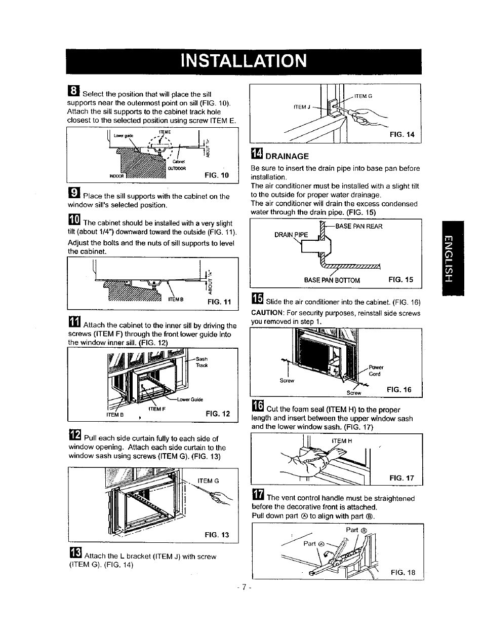 Installation | Kenmore 580.71121 User Manual | Page 7 / 23