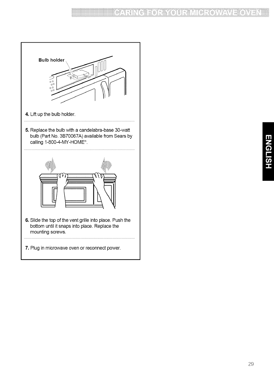 Kenmore ULTRA WAVE 721.80889 User Manual | Page 29 / 35