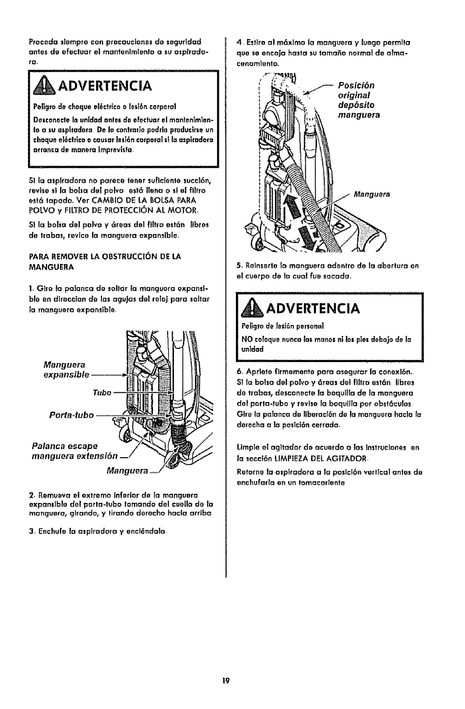 A advertencia, Advertencia | Kenmore 1T6.31100 User Manual | Page 41 / 44