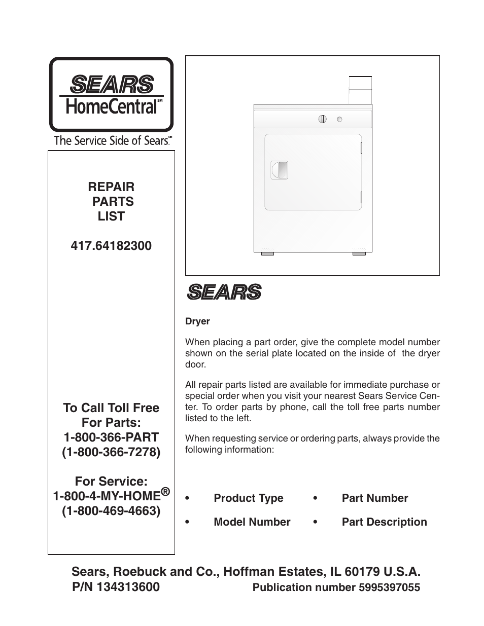 Kenmore 417.64182300 User Manual | Page 10 / 20