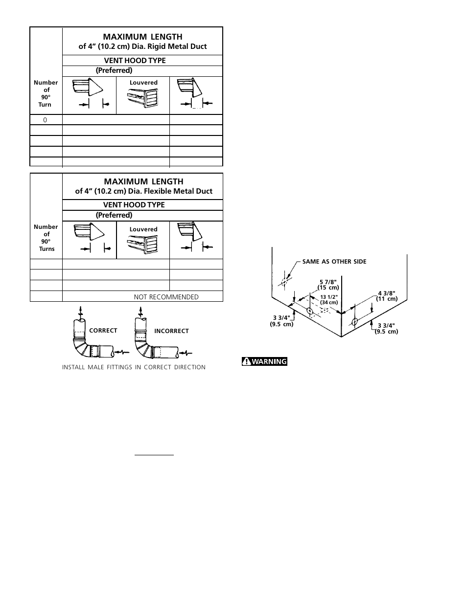 Maximum length | Kenmore 417.64182300 User Manual | Page 6 / 20