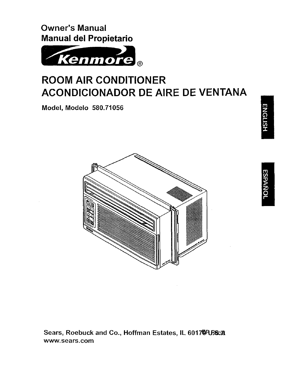 Kenmore 580.71056 User Manual | 25 pages