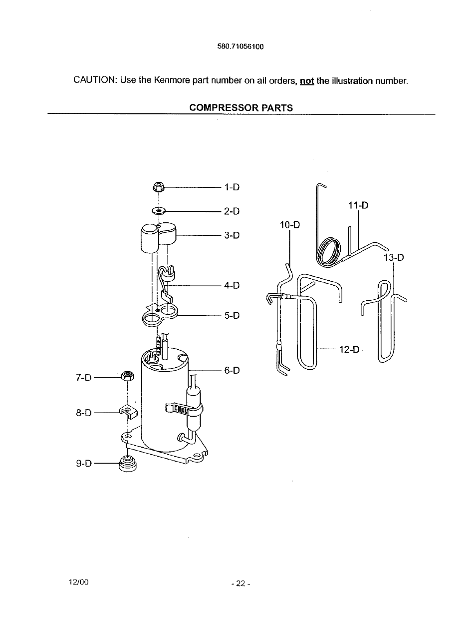 Kenmore 580.71056 User Manual | Page 22 / 25