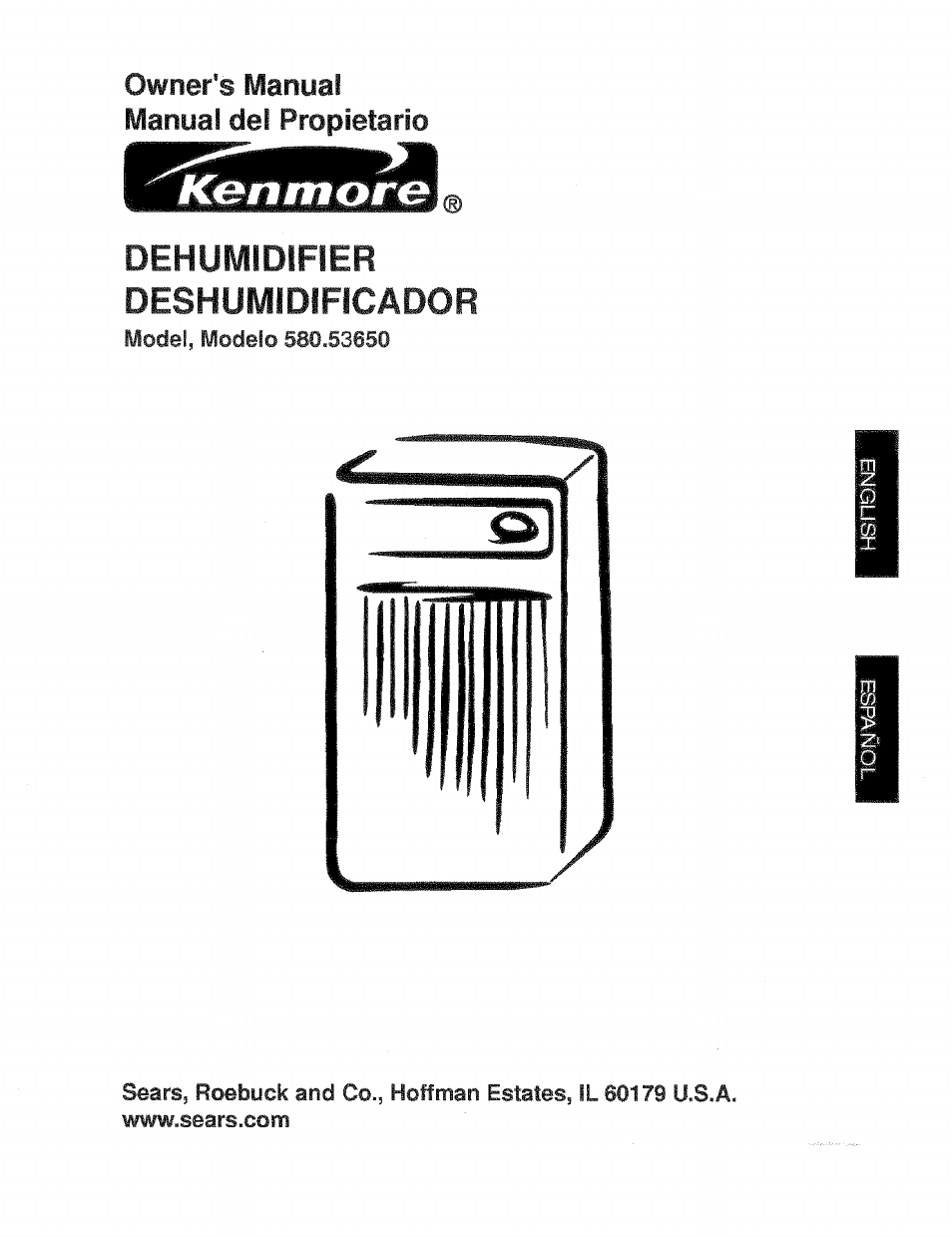 Kenmore 580.53650 User Manual | 13 pages