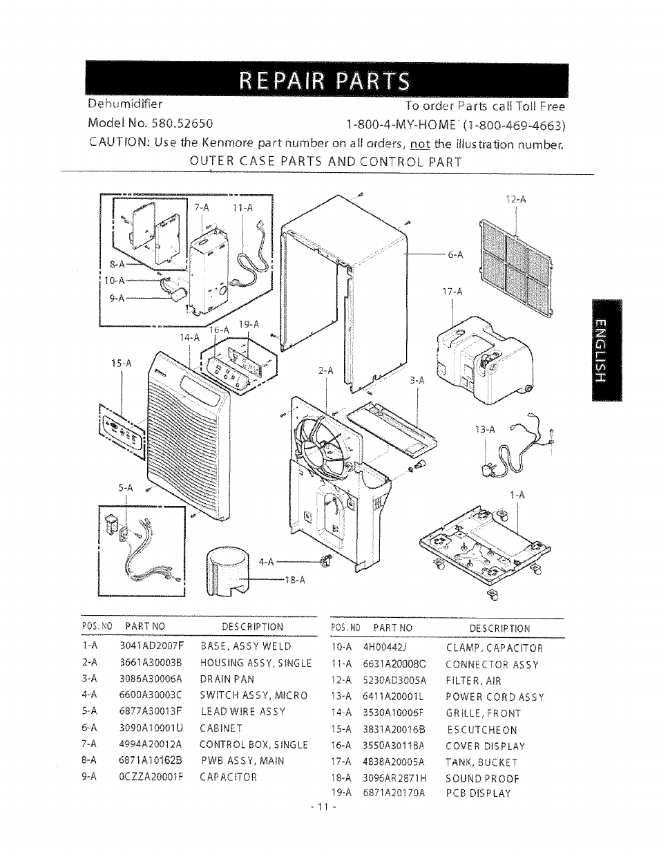 Kenmore 580.53650 User Manual | Page 11 / 13