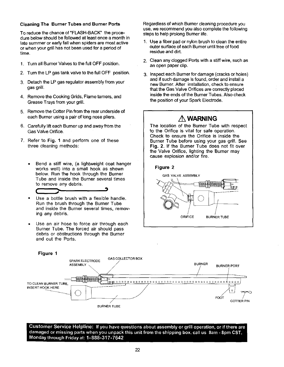 Warning | Kenmore 141 17690 User Manual | Page 22 / 38