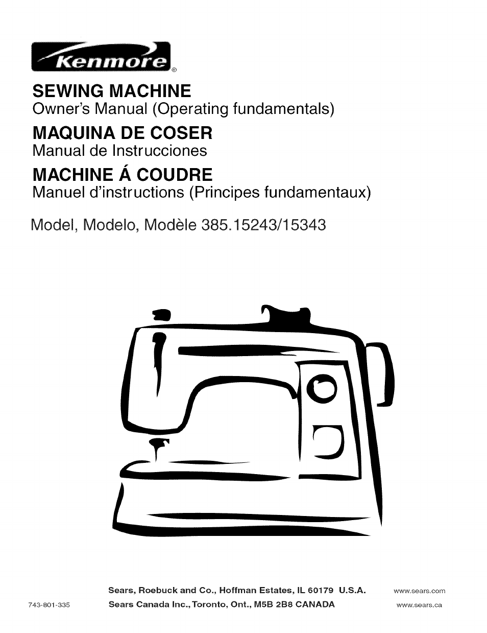 Kenmore 15343 User Manual | 67 pages