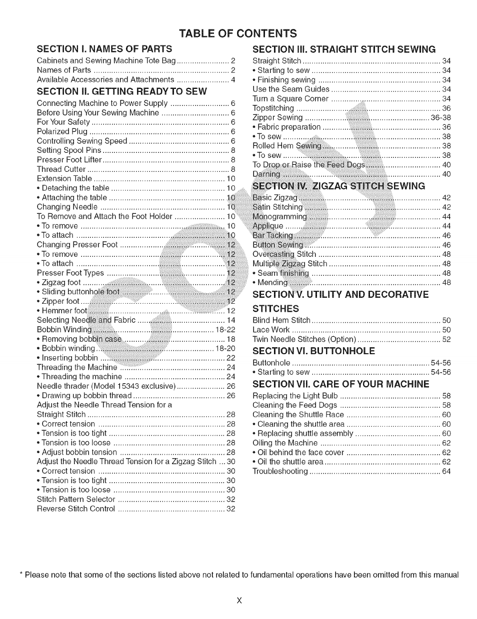 Kenmore 15343 User Manual | Page 11 / 67