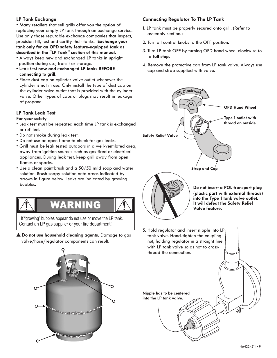 Warning | Kenmore ELITE 464224211 User Manual | Page 9 / 28