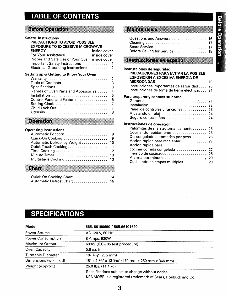 Kenmore 565.66101690 User Manual | Page 37 / 160