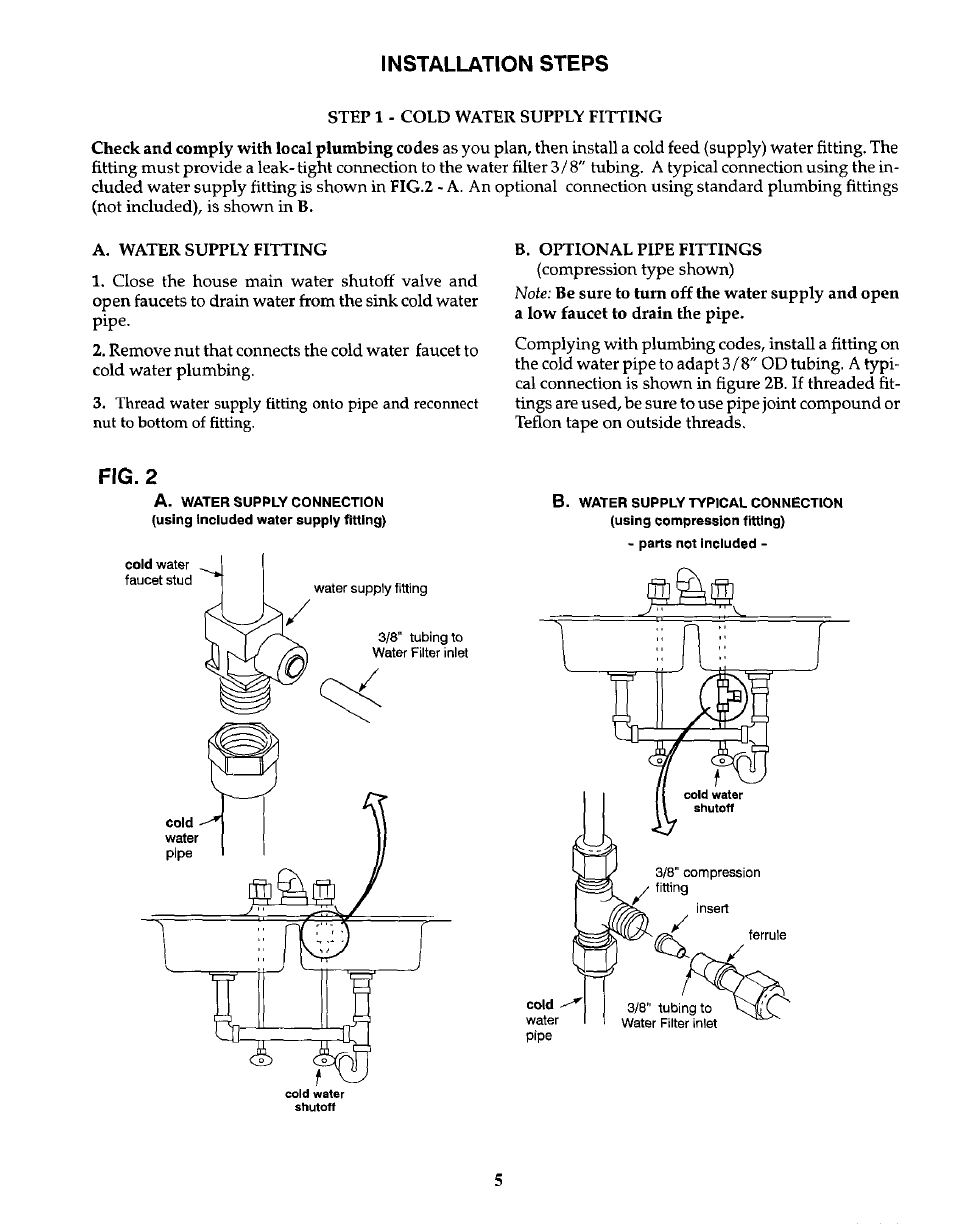 Kenmore 625.384600 User Manual | Page 5 / 12