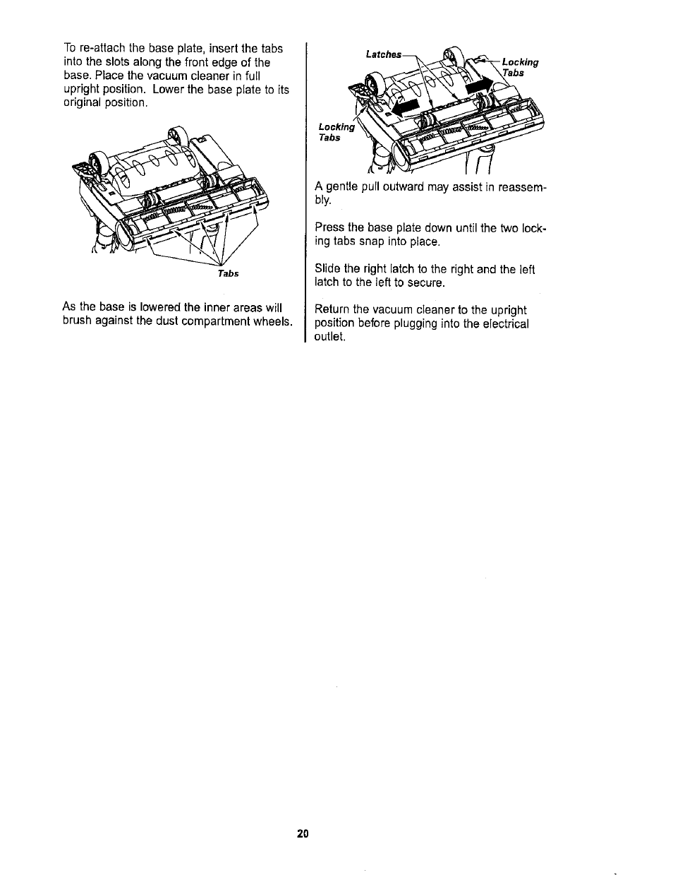 Kenmore ASPIRADORA 116.36722 User Manual | Page 20 / 25