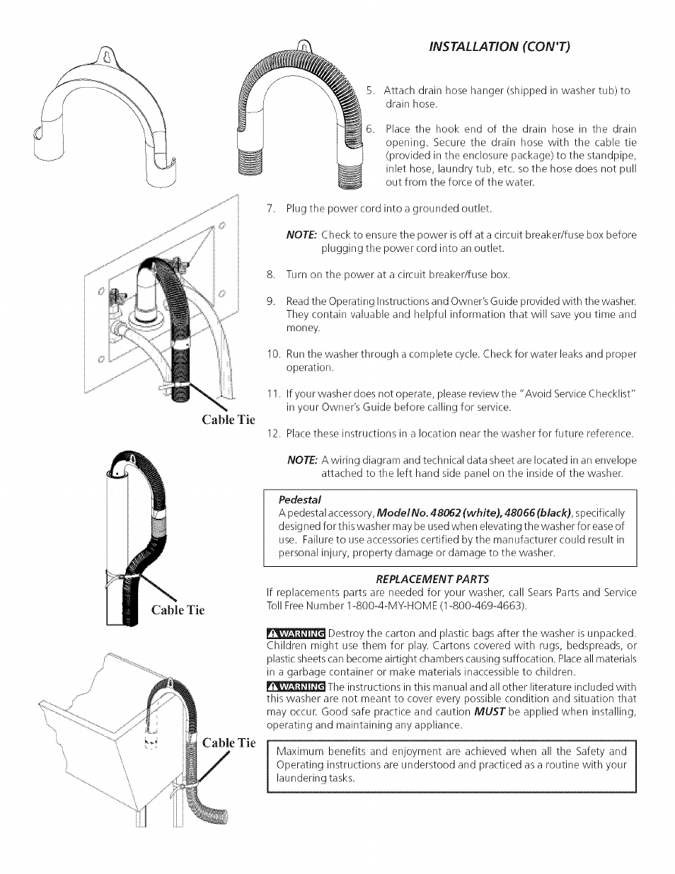 Kenmore 134966700 User Manual | Page 6 / 6