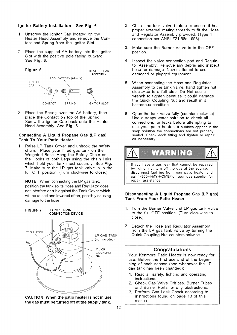 Kenmore 141.229952 User Manual | Page 12 / 15