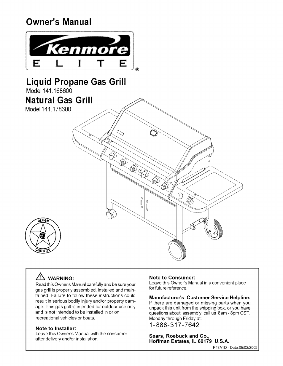 Kenmore 141.178600 User Manual | 34 pages