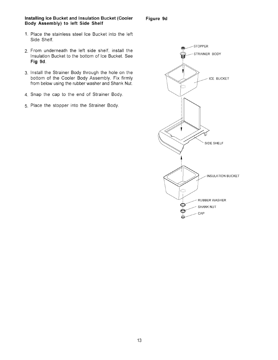 Fig 9d, Figure 9d | Kenmore 141.178600 User Manual | Page 13 / 34