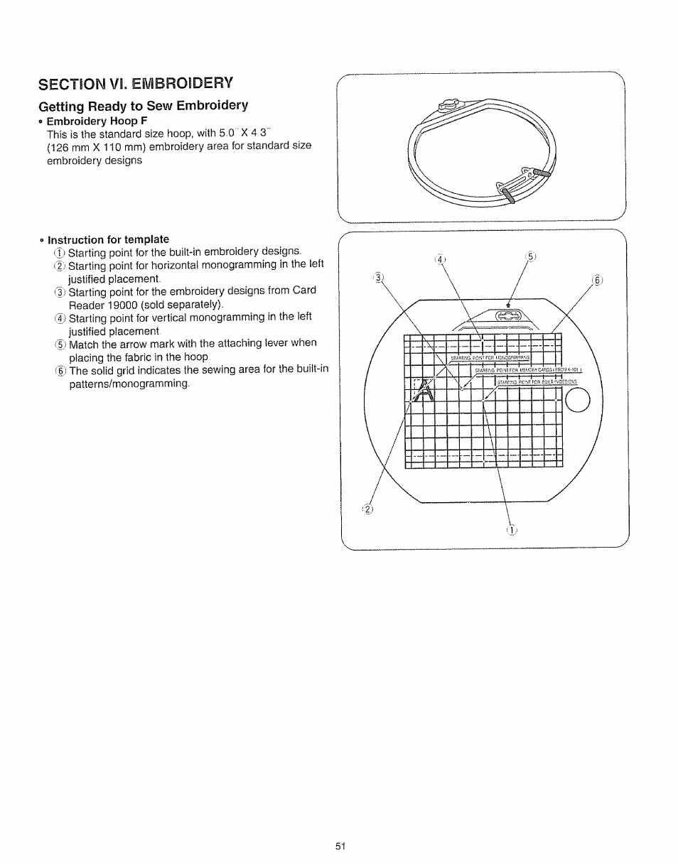 Getting ready to sew embroidery | Kenmore 385.19005 User Manual | Page 56 / 87