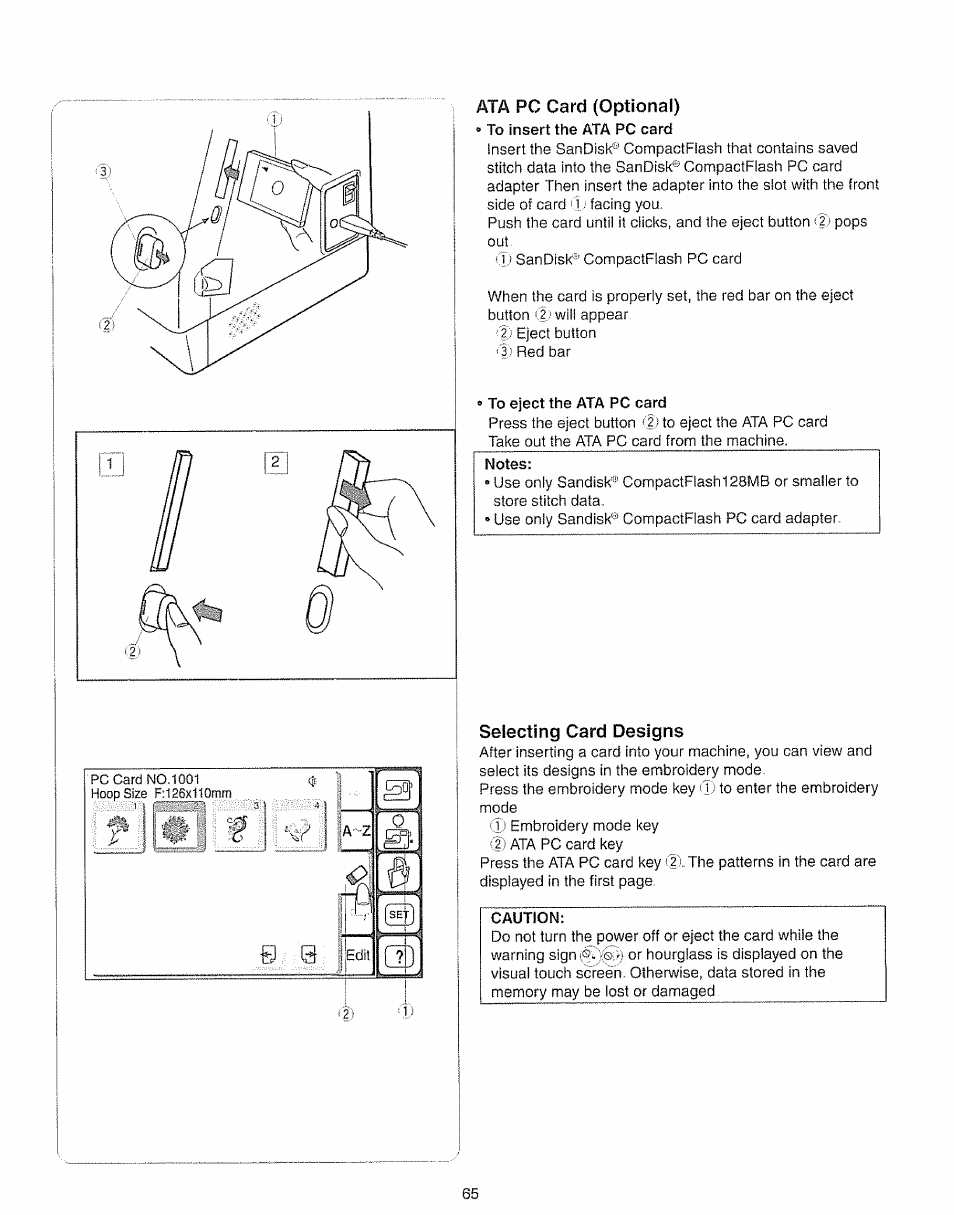 Selecting card designs | Kenmore 385.19005 User Manual | Page 70 / 87